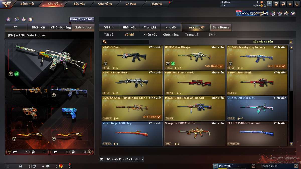 shop acc cf uy tin gia re